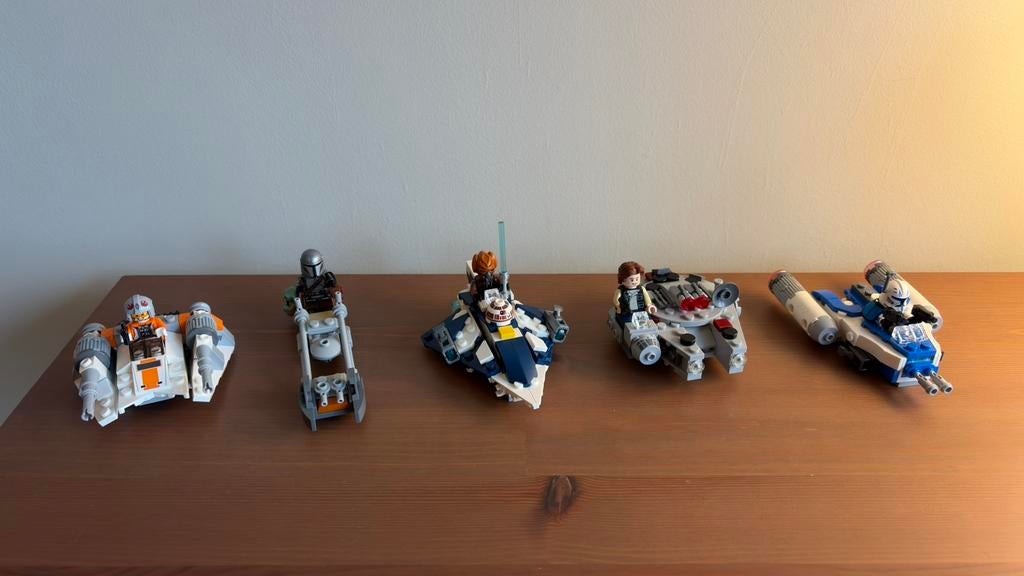 Lego Star Wars Microfighter collectie inclusief dozen, Star Wars, Lego, Ensemble complet, Comme neuf