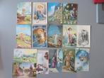 15 postkaarten thema religie religieus, Collections, Cartes postales | Thème, Enlèvement ou Envoi, Affranchie