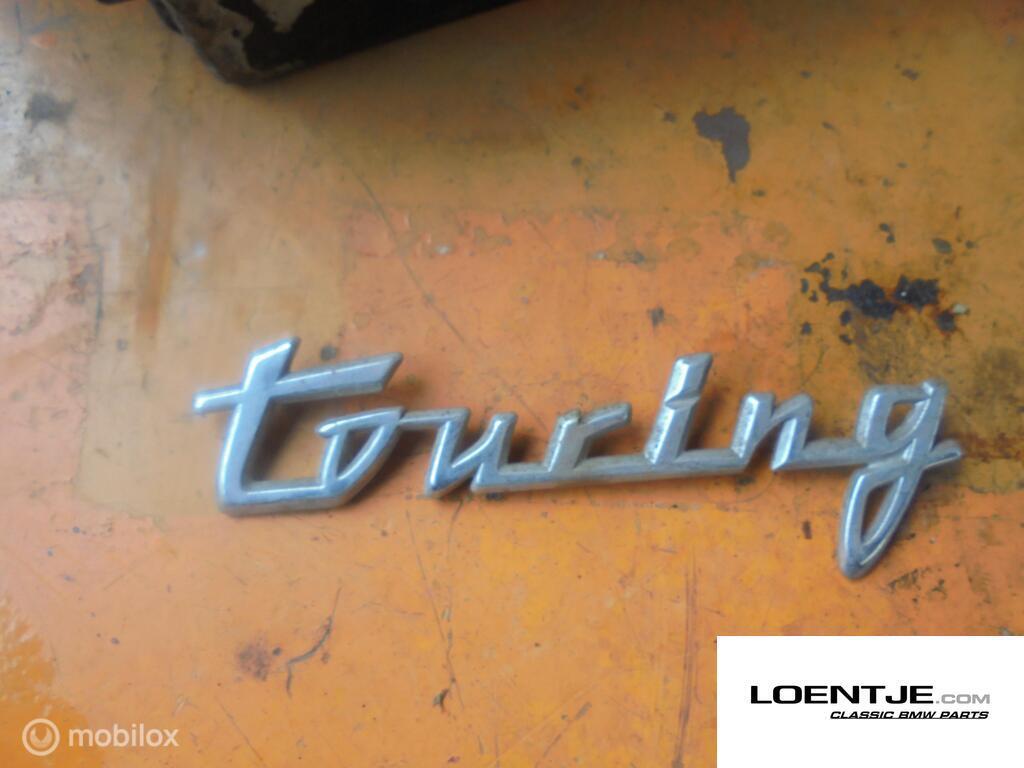 Embleem achter BMW 02 touring 1600 1802 2000 2002, Autos : Pièces & Accessoires, Enlèvement ou Envoi, Utilisé, BMW, BMW