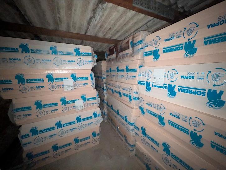 XPS isolatieplaten 14 cm – SOPREMA – 67,5 m² – 90 platen, Bricolage & Construction, Isolation & Étanchéité, Neuf, Isolation de sol