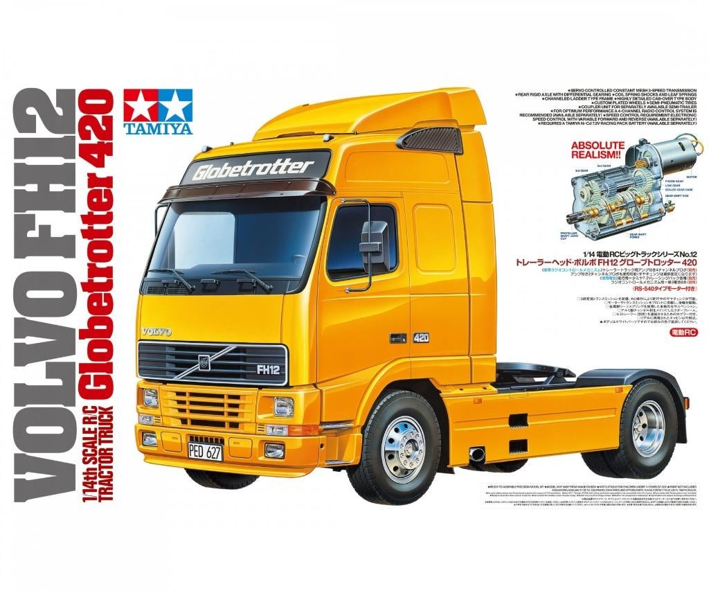 Tamiya 56312 - Volvo FH12, Groter dan 1:32, Nieuw, Ophalen of Verzenden, Truck