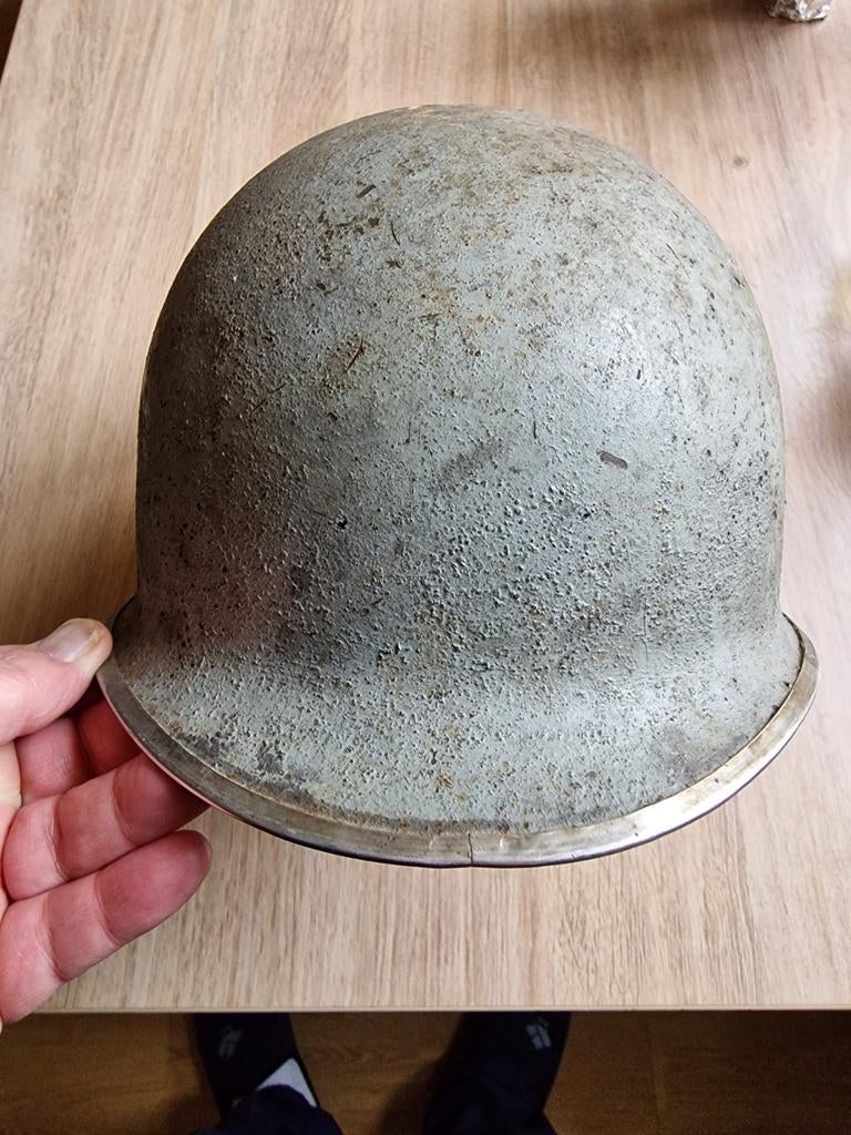 Zeer mooie Amerikaanse helmschaal uit de Tweede Wereldoorlog, Verzamelen, Militaria | Tweede Wereldoorlog