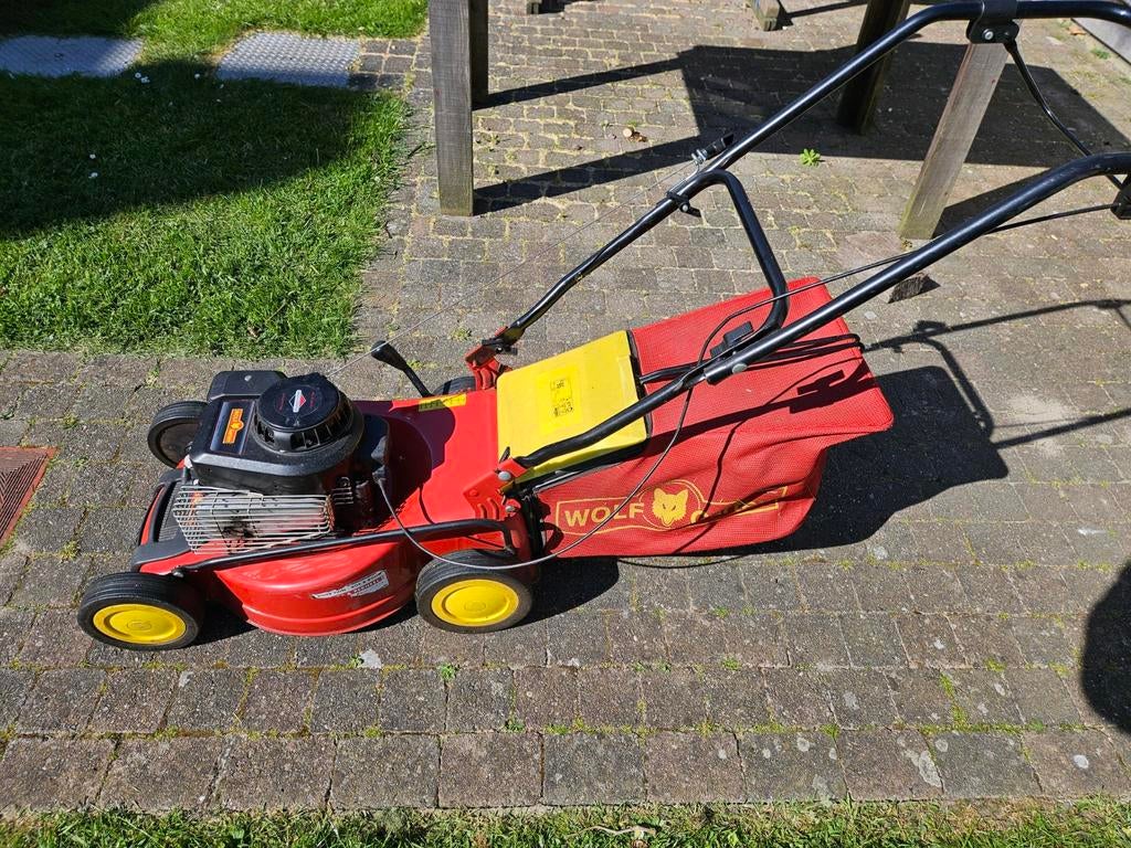 Wolf grasmaaier 41cm benzine, brigs-stratton motor, Jardin & Terrasse, Tondeuses à gazon, Wolf Garten, Tondeuse rotative, 40 à 49 cm