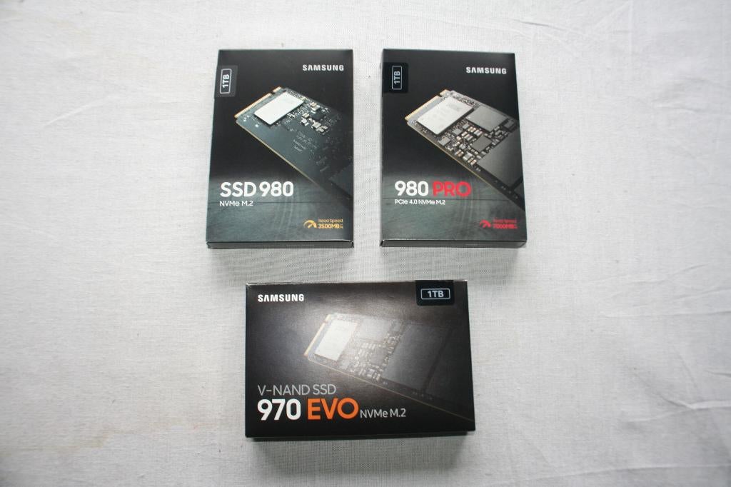 Samsung 970 EVO 1TB 2TB 980 PRO 990 PRO SSD, Computers en Software, Ophalen, SATA, SSD
