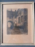 Ets, Antiek en Kunst, Kunst | Schilderijen | Klassiek, Ophalen of Verzenden