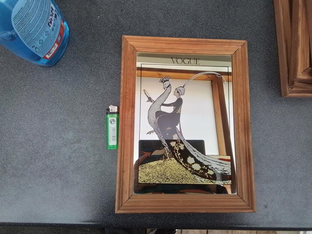 Vogue spiegel art deco, Ophalen