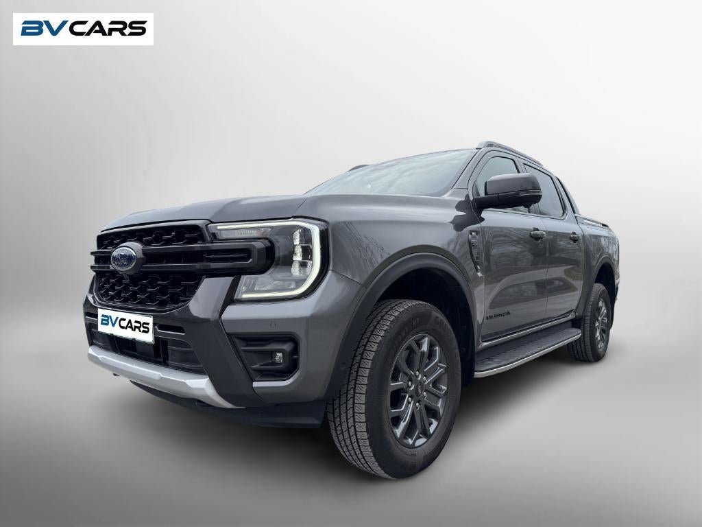 Ford Ranger 2.0 EB E-4WD Wildtrak ACC/360, Cuir, Argent ou Gris, Entreprise, Automatique