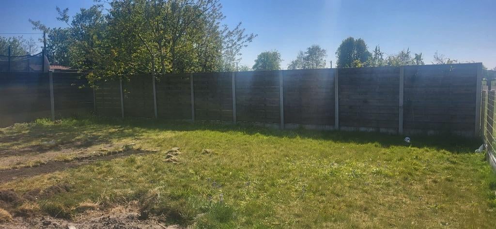 houten schutting, 6 mètres ou plus, Enlèvement, Utilisé, 1 à 2 mètres