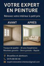 Peintre d’intérieur professionnel à petit prix, Services & Professionnels, Garantie, Papier peint