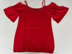 Sexy rode blouse, Ophalen of Verzenden, Zo goed als nieuw, Maat 38/40 (M), Rood
