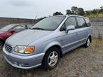 Hyundai Trajet 2.0CDri 03/2003*Geen start - Export*, Auto's, Hyundai, Voorwielaandrijving, Zwart, 4 cilinders, 700 kg