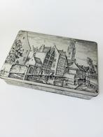 Vintage Zeldzaam blik bewaardoos Brugge, Ophalen of Verzenden, Gebruikt
