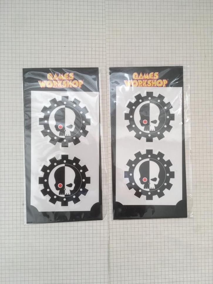 Lot de décalcomanies neuves Adeptus Mechanicus pour W40K, Verzamelen, Stickers, Nieuw, Overige typen, Ophalen of Verzenden