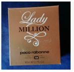 Lady Million Paco Rabanne Eau de Parfum 80 ml, Handtassen en Accessoires, Uiterlijk | Parfum, Ophalen, Nieuw