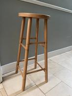 Houten hoge kruk - 73cm hoog, Huis en Inrichting, Barkrukken, Ophalen, Zo goed als nieuw, Hout