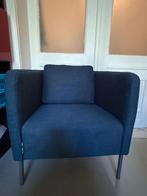 EKERÖ donker blauwe Ikea zetel, Huis en Inrichting, Fauteuils, Ophalen, Kunststof, Minder dan 75 cm, Zo goed als nieuw