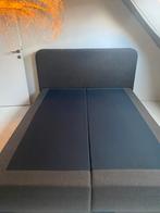 Boxsprig zonder matras, Huis en Inrichting, Slaapkamer | Boxsprings, Ophalen, Gebruikt, Tweepersoons, Grijs