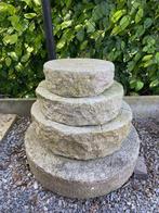 4 granieten molenstenen, Tuin en Terras, Overige typen, Gebruikt, Graniet, Ophalen