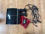 Playstation 3 + kabels, Ophalen, Zo goed als nieuw, Met 3 controllers of meer