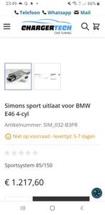 bmw e46 sportuitlaat simons, Auto-onderdelen, Gebruikt, Ophalen of Verzenden, BMW