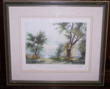 Litho ”lever de soleil” beschikbaar voor biedingen