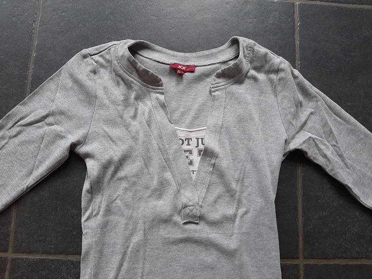 grijze trui - longsleeve van het merk Mexx, Kleding | Dames, Truien en Vesten, Gedragen, Maat 36 (S), Grijs, Ophalen of Verzenden