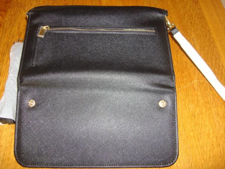 CARITA: zwarte kaarthouder, Handtassen en Accessoires, Portemonnees, Nieuw, Overige merken, Zwart, Leder, Verzenden