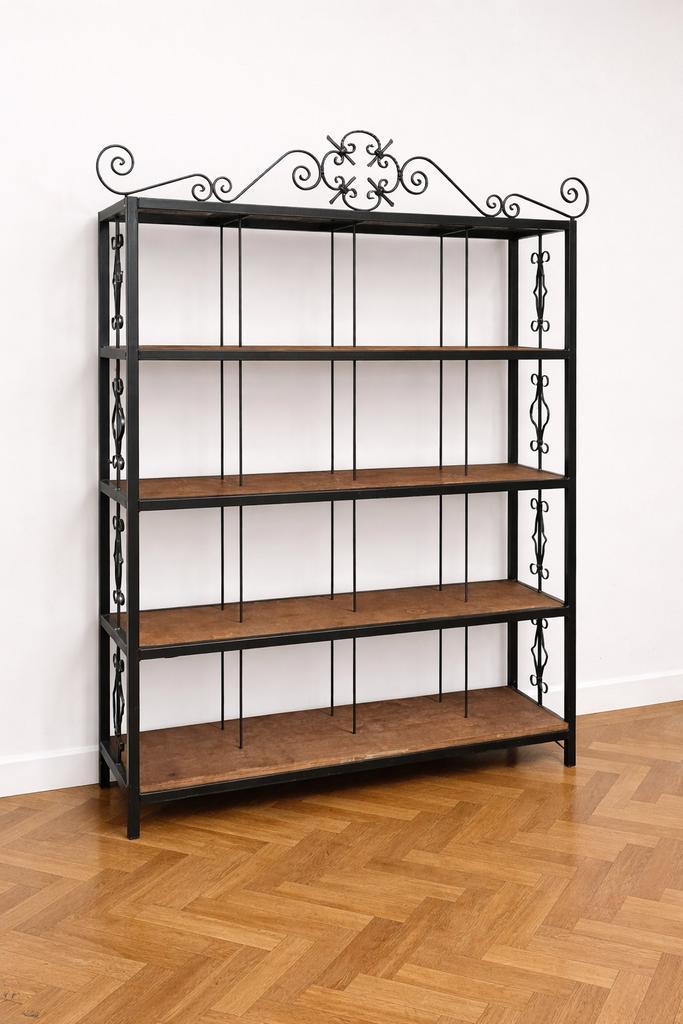 Zeer stevig industrieel smeedijzeren (winkel)rek, Articles professionnels, Immobilier d'entreprise, Industrie