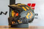 HELM MT STREETFIGHTER SV SKULL ORANJE ZWART M OP VOORRAAD, Fietsen en Brommers, Nieuw, Ophalen of Verzenden, Medium