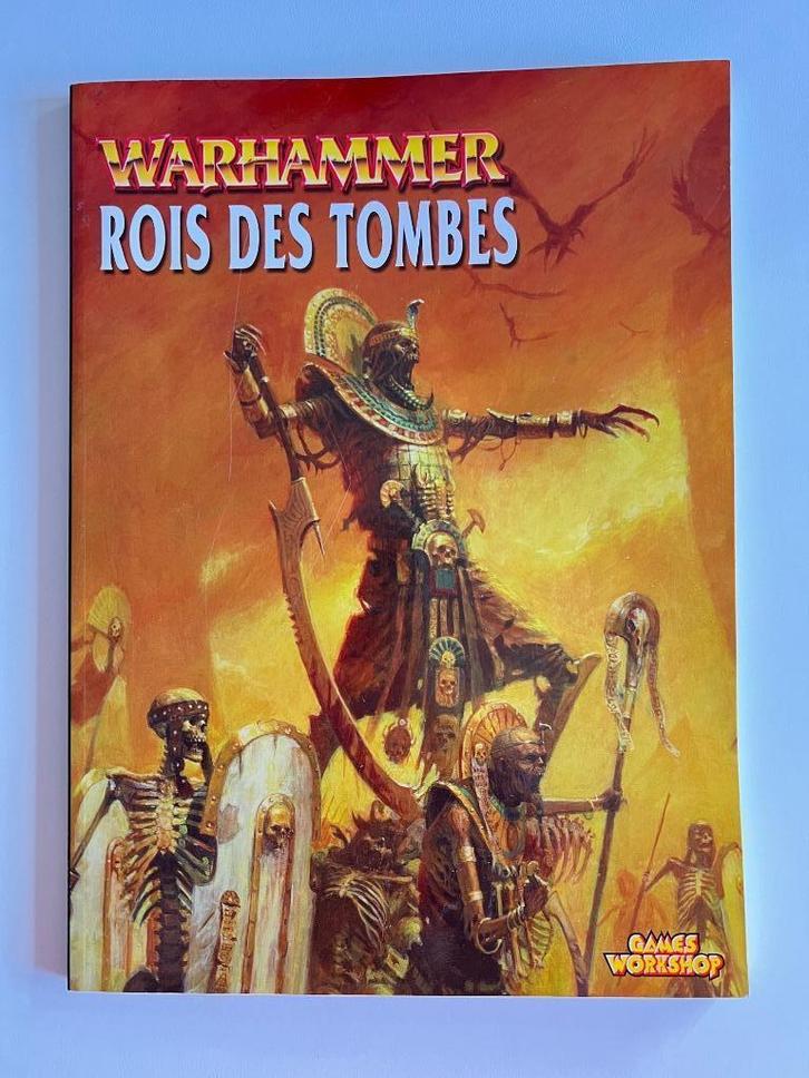 Livre Warhammer Rois des tombes, Hobby en Vrije tijd, Wargaming, Gebruikt, Warhammer, Boek of Catalogus, Ophalen of Verzenden