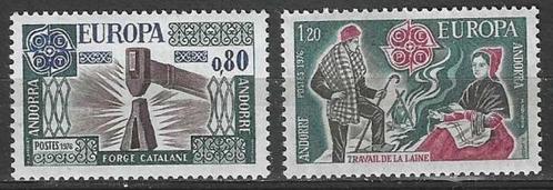 Andorra-Frans 1976 - Yvert 253-254 - Europa (PF), Postzegels en Munten, Postzegels | Europa | Overig, Postfris, Overige landen