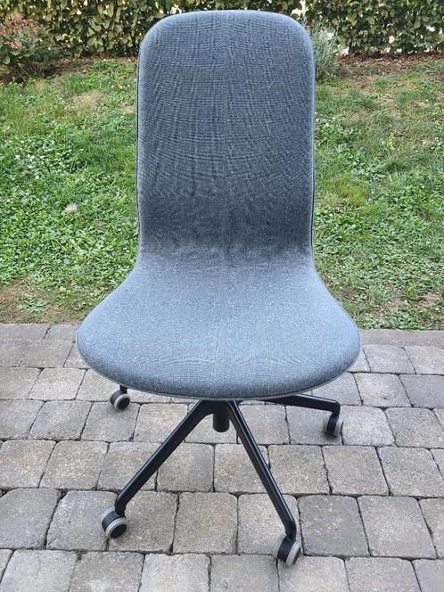 Chaise de bureau adulte IKEA LÅNGFJÄLL – 60 €, Huis en Inrichting, Bureaustoelen, Zo goed als nieuw, Bureaustoel, Blauw, Ergonomisch