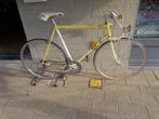 Koersfiers , racefiets , MBK , geel kader 59 , volledig in o, Autres marques, 10 à 15 vitesses, 57 à 61 cm, Acier