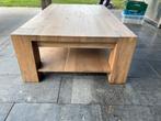 Table de salon en bois , chêne massif, Maison & Meubles, Comme neuf, 100 à 150 cm, Chêne, Rectangulaire