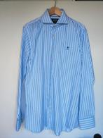 River Woods blauw gestreept hemd Custom fit maat L, Ophalen of Verzenden, Nieuw, Blauw
