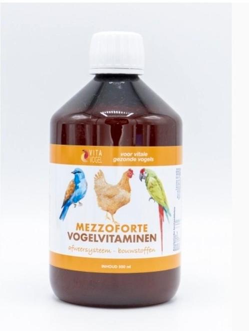 Mezzoforte Vitaminen 500ml - Vita Vogel, Dieren en Toebehoren, Pluimvee | Toebehoren, Nieuw, Ophalen of Verzenden