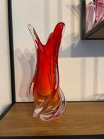 Grote zware rode vaas Belge - Braine - Le - Comte, Antiek en Kunst, Ophalen of Verzenden