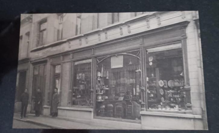 Oude postkaart Preuwelz etalage slotenmaker, Verzamelen, Postkaarten | België, Ongelopen, Henegouwen, Ophalen of Verzenden