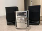 Chaîne stéréo JVC, comprenant 2 haut-parleurs Kenwood, Enlèvement, Comme neuf, Lecteur CD, JVC