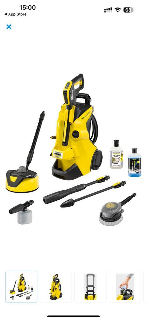 Karcher k4+penselen, Tuin en Terras, Hogedrukreinigers, Nieuw, Elektrisch, Ophalen