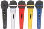Set van vijf gekleurde dynamische microfoons 854-E, Muziek en Instrumenten, Ophalen of Verzenden, Nieuw, Overige typen