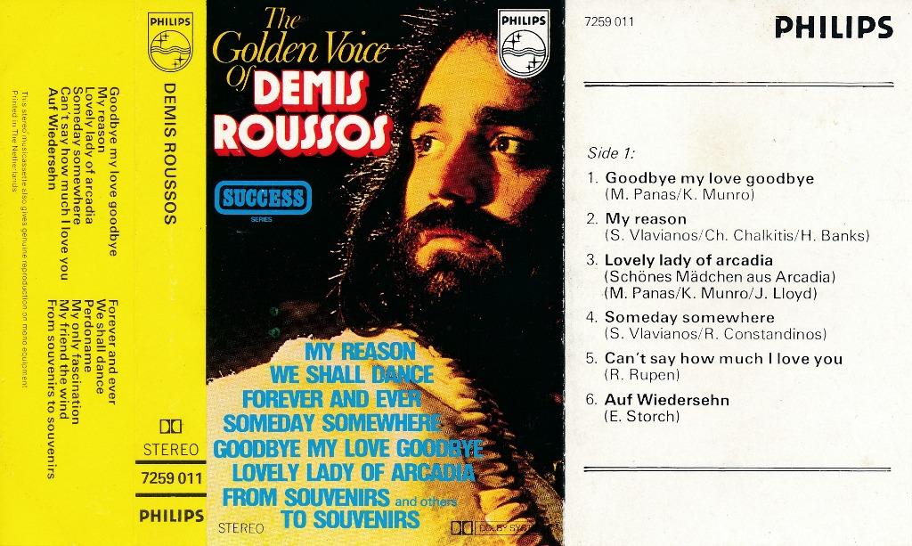 Cassette audio : The golden Voice of Demis Roussos, CD & DVD, Cassettes audio, Comme neuf, Originale, Enlèvement ou Envoi