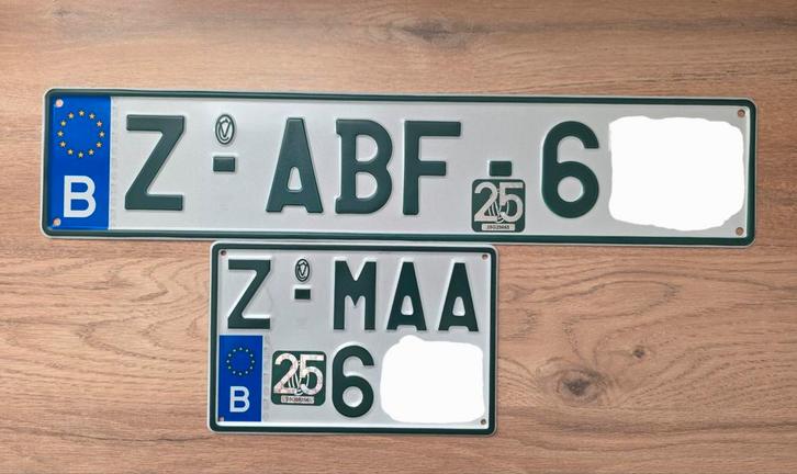 Z PLAAT BESCHIKBAAR / PLACK Z DISPONIBLE, Auto diversen, Overige Auto diversen, Ophalen