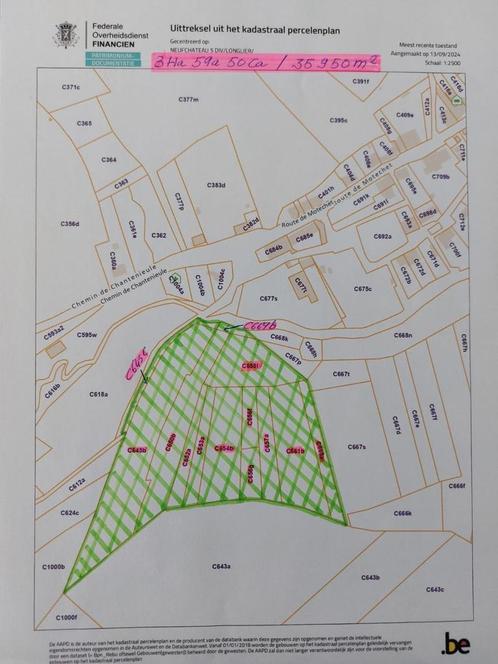 Terrain agricole à vendre à Neufchâteau de 3,6 ha SANS GEB, Immo, Terrains & Terrains à bâtir