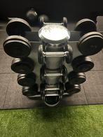Dumbells met toren, Sport en Fitness, Ophalen, Gebruikt