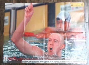 poster Frederik Deburghgraeve - Belgian Olympic Team beschikbaar voor biedingen