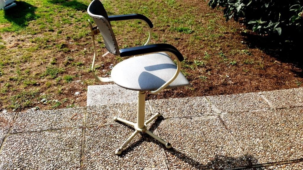 Oude Bureaustoel in hoogte verstelbaar 1938 nog in zeer goed, Antiek en Kunst, Antiek | Meubels | Stoelen en Sofa's, Ophalen