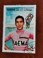Ajman 1969 - wielrennen - Eddy Merckx, Postzegels en Munten, Ophalen of Verzenden, Gestempeld