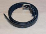 Nieuwe zwarte lederen riem, Nieuw, Ophalen of Verzenden, 115 cm of meer, Riem of Ceintuur