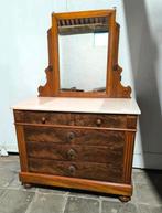 Lavabomeubel met wandspiegel, Antiek en Kunst, Ophalen